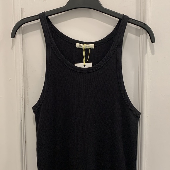 NWT Ragdoll LA BLACK Cotton Ribbed Tank Dress Size M - Picture 5 of 8